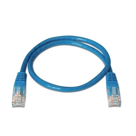 Aisens Cable de Red CAT.6 UTP AWG24 0,5m Azul